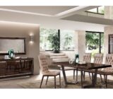 The modern design of the apartment, using solid wood
